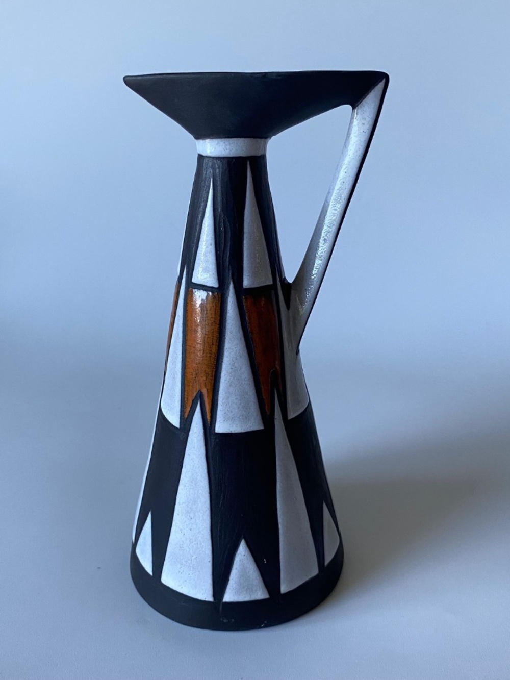 Vintage Mid-Century Michael Andersen & Søn “Tribal” Ceramic Vase
